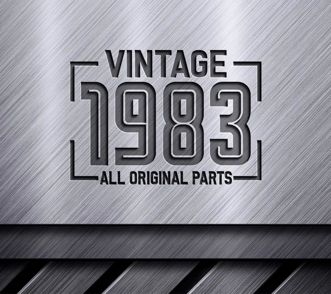 Vintage 1983 All Original Parts SVG Design SVG