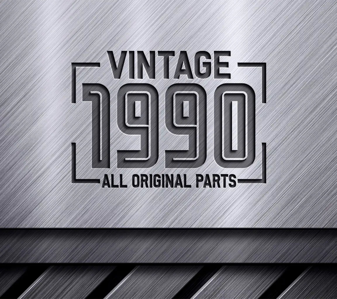 Vintage 1990 All Original Parts SVG Design SVG