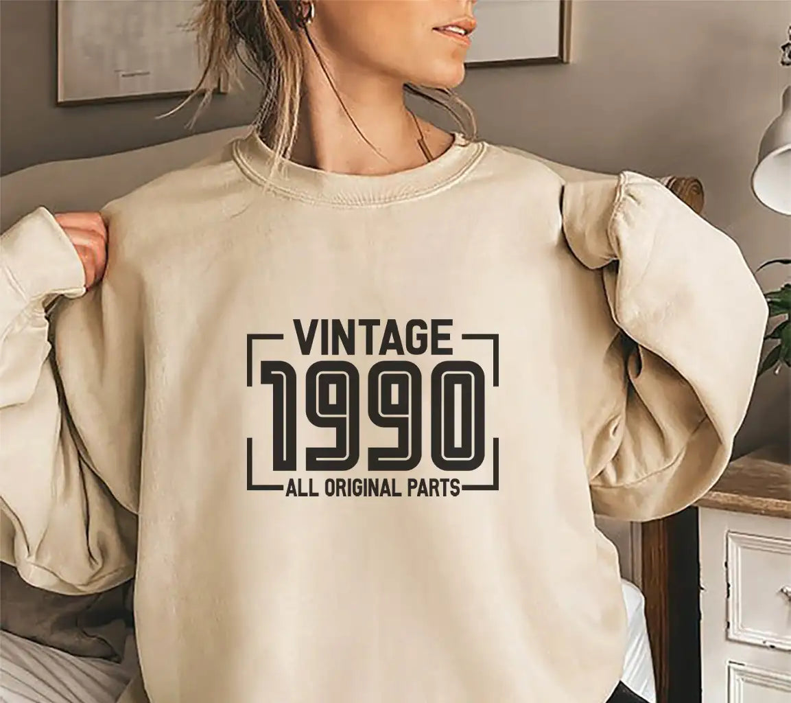 Vintage 1990 All Original Parts SVG Design SVG