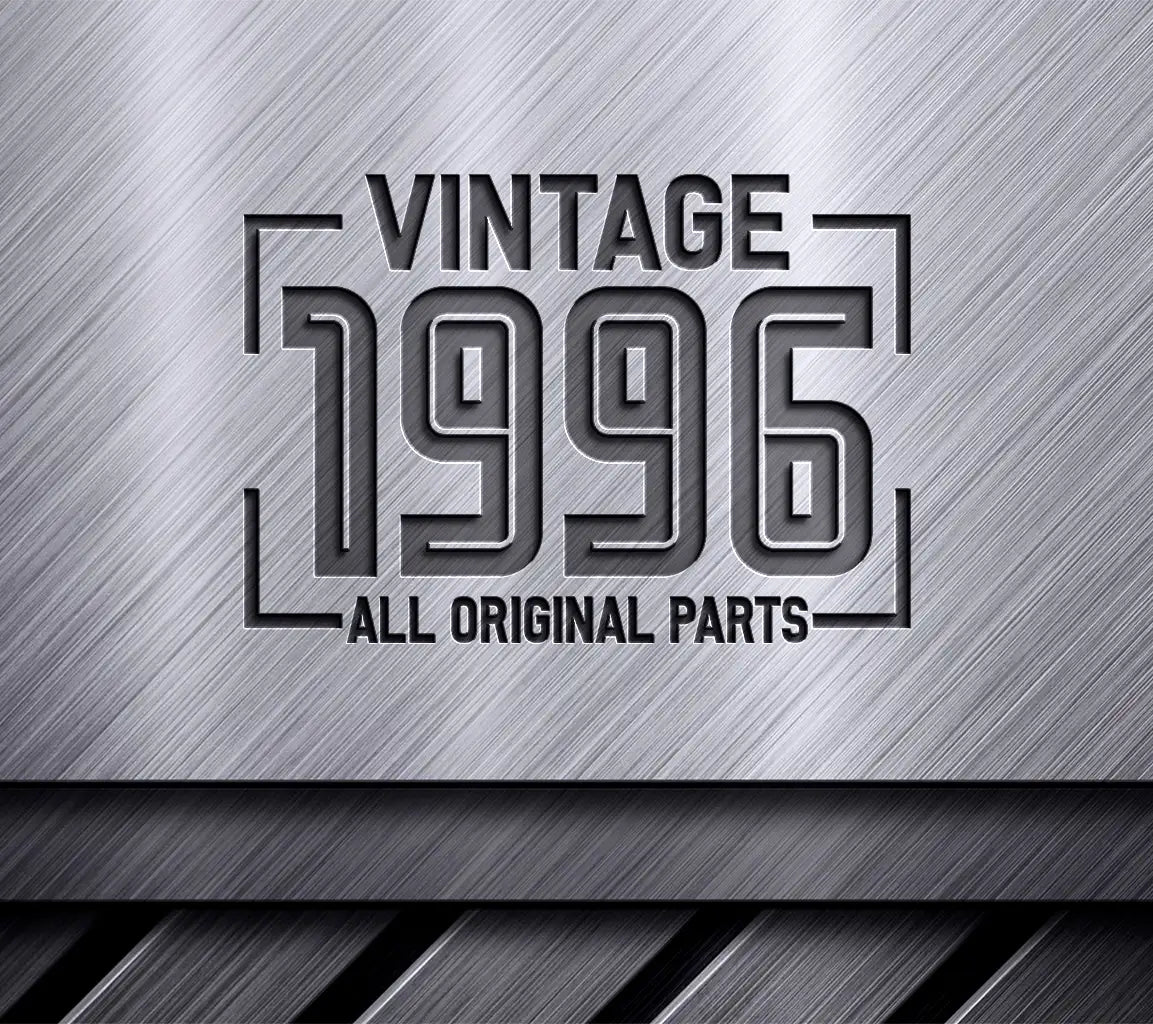 Vintage 1996 All Original Parts Design SVG SVG