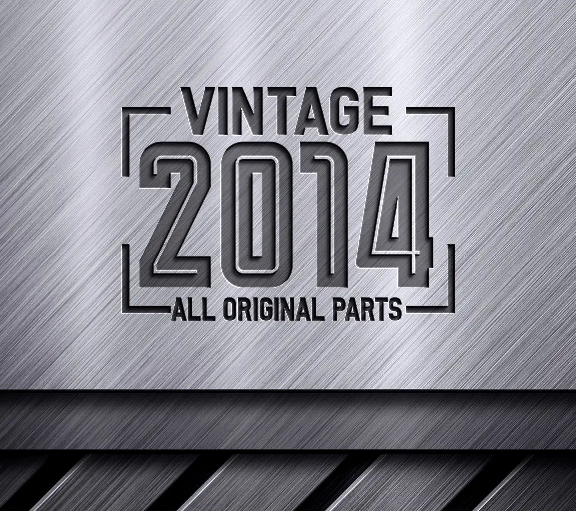 Vintage 2014 All Original Parts SVG Design SVG