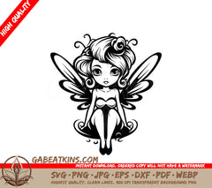  Fairy SVG - Whispering Woodland Wishes SVG