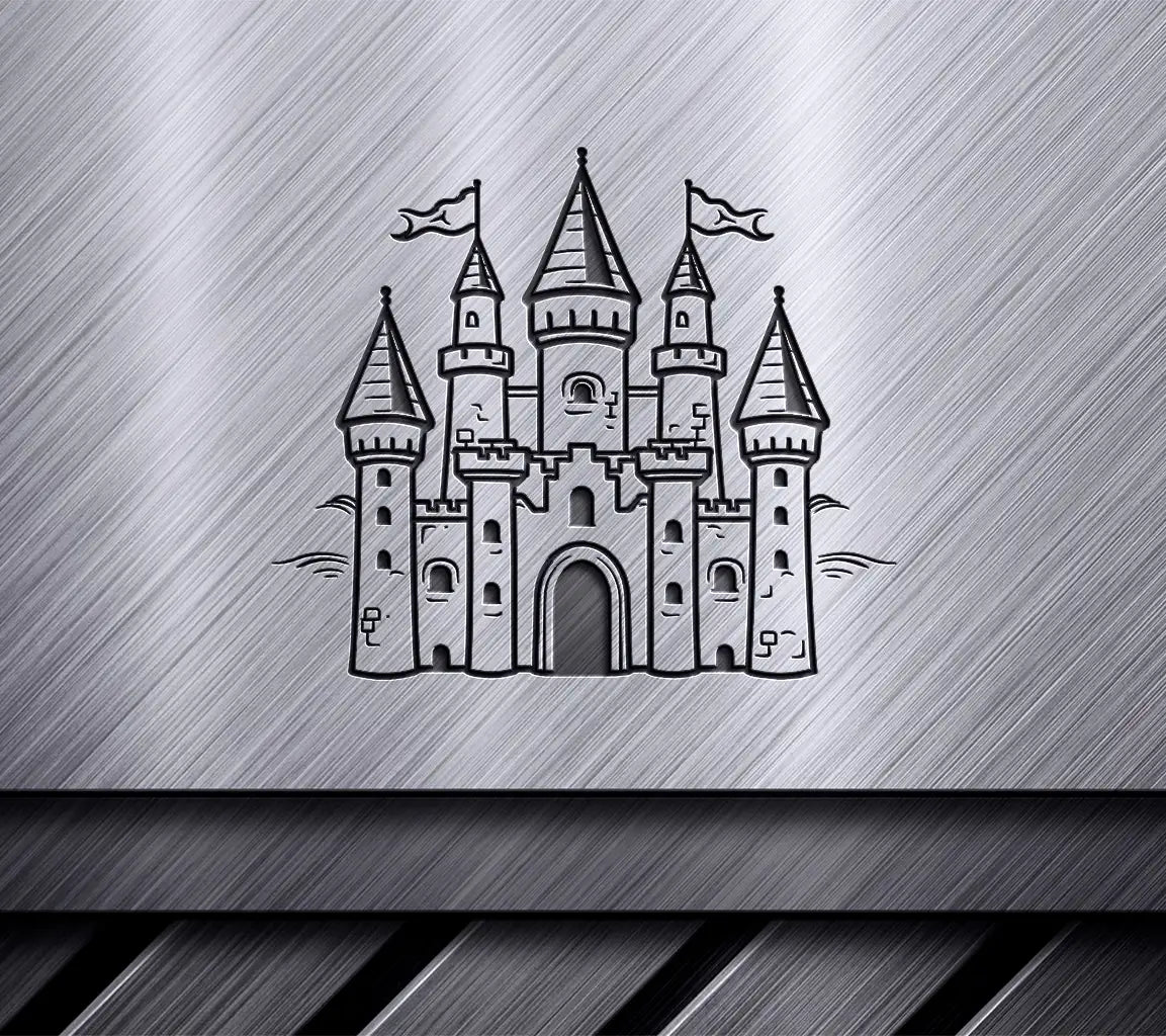  Castle with Flags SVG - Whispers of Ancestors SVG