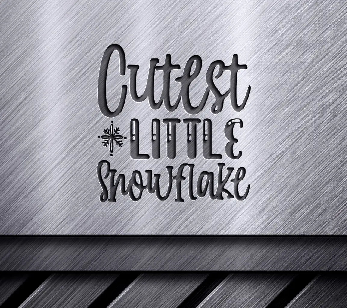 Cutest Little Snowflake SVG - Winter Design SVG