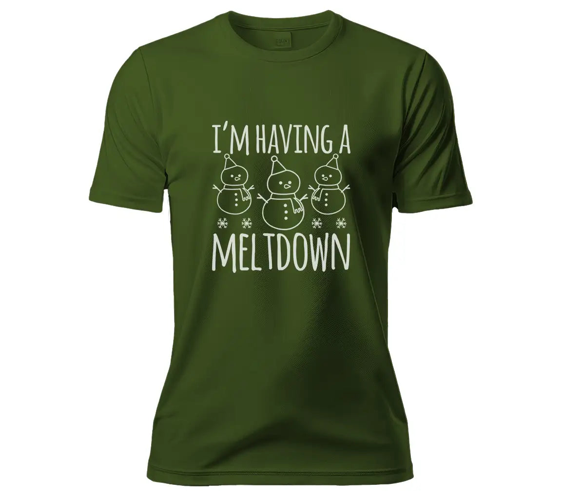 Snowman Meltdown SVG - Funny Winter Design SVG
