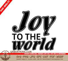 Joy To The World SVG -  Winter Design Design SVG