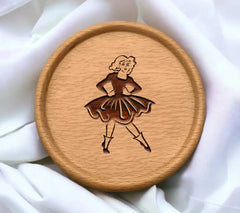  Clogger Dancer Woman SVG - Silhouette Illustration SVG