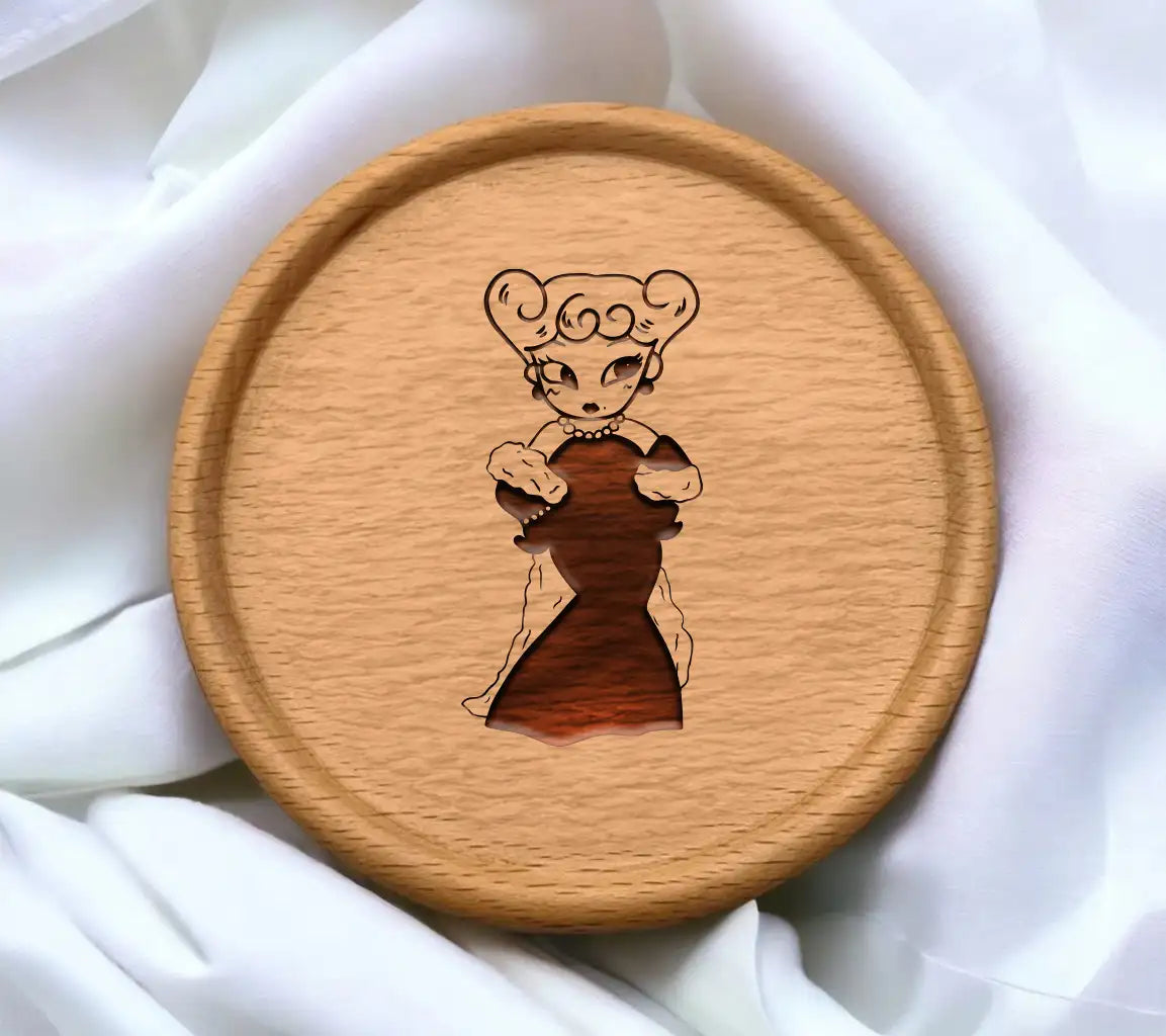  Sexy Anime Woman in Dress - Kawaii Chibi Manga SVG Clipart SVG