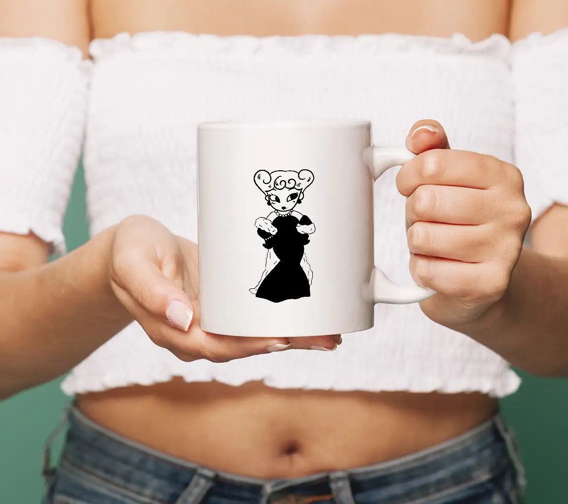  Sexy Anime Woman in Dress - Kawaii Chibi Manga SVG Clipart SVG