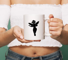  Woman with Wings & Flower SVG - Minimalist Linocut Illustration SVG