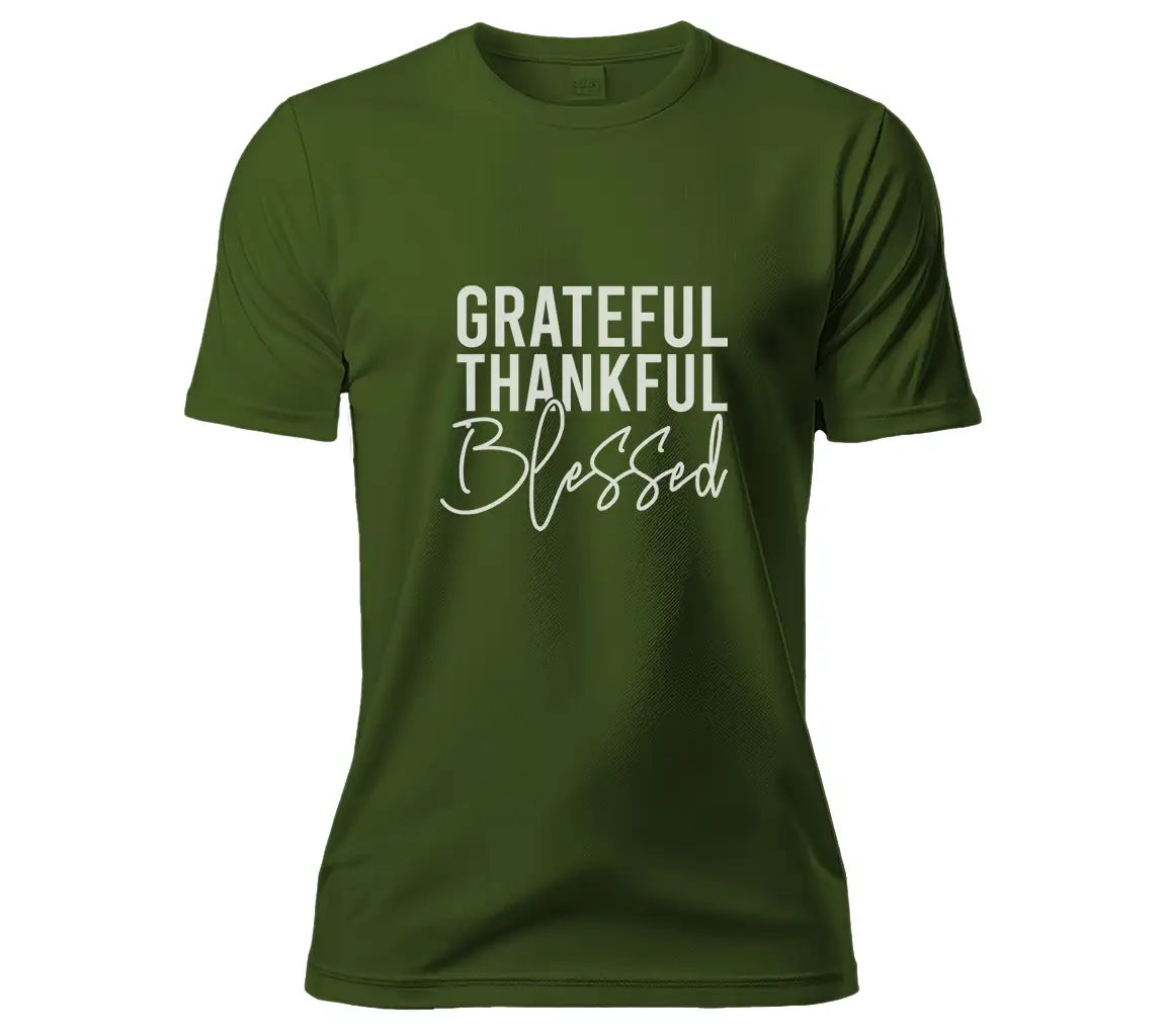 Grateful Thankful Blessed SVG - Women Empowerment Design SVG