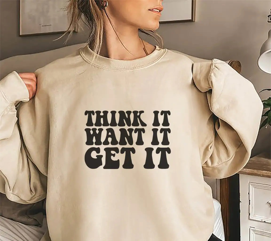  Think It Want It Get It SVG Design for Womens Day SVG