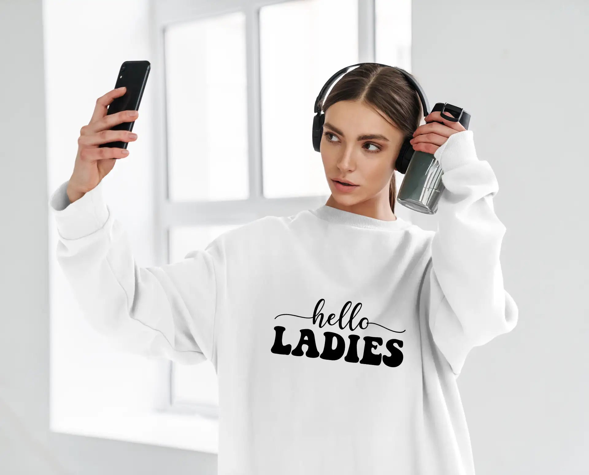 Hello Ladies SVG Design -  Design for Womens Day SVG