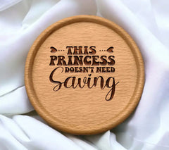 This Princess Doesnt Need Saving  SVG for Womens Day SVG