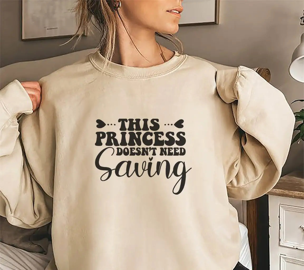 This Princess Doesnt Need Saving  SVG for Womens Day SVG