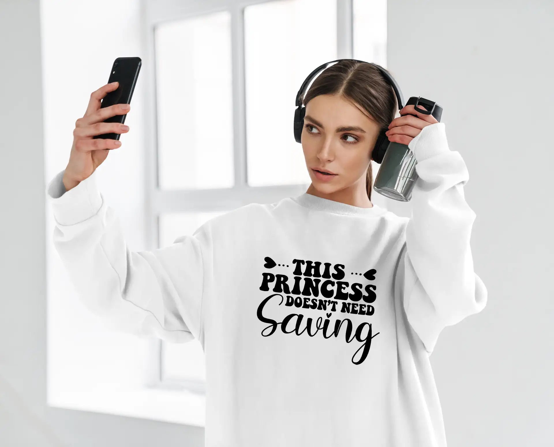 This Princess Doesnt Need Saving  SVG for Womens Day SVG