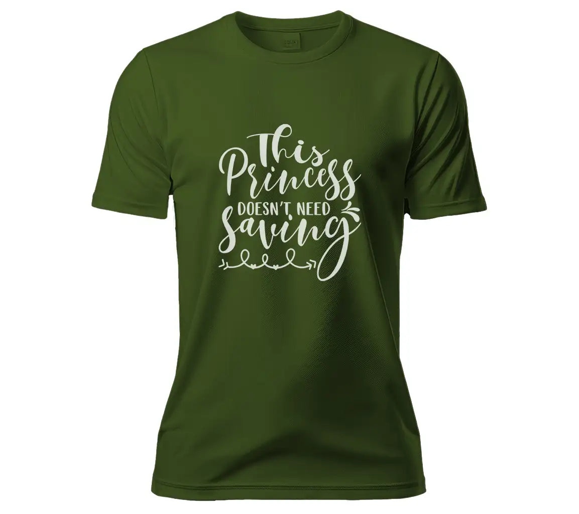 This Princess Doesnt Need Saving SVG - Womens Day Design SVG