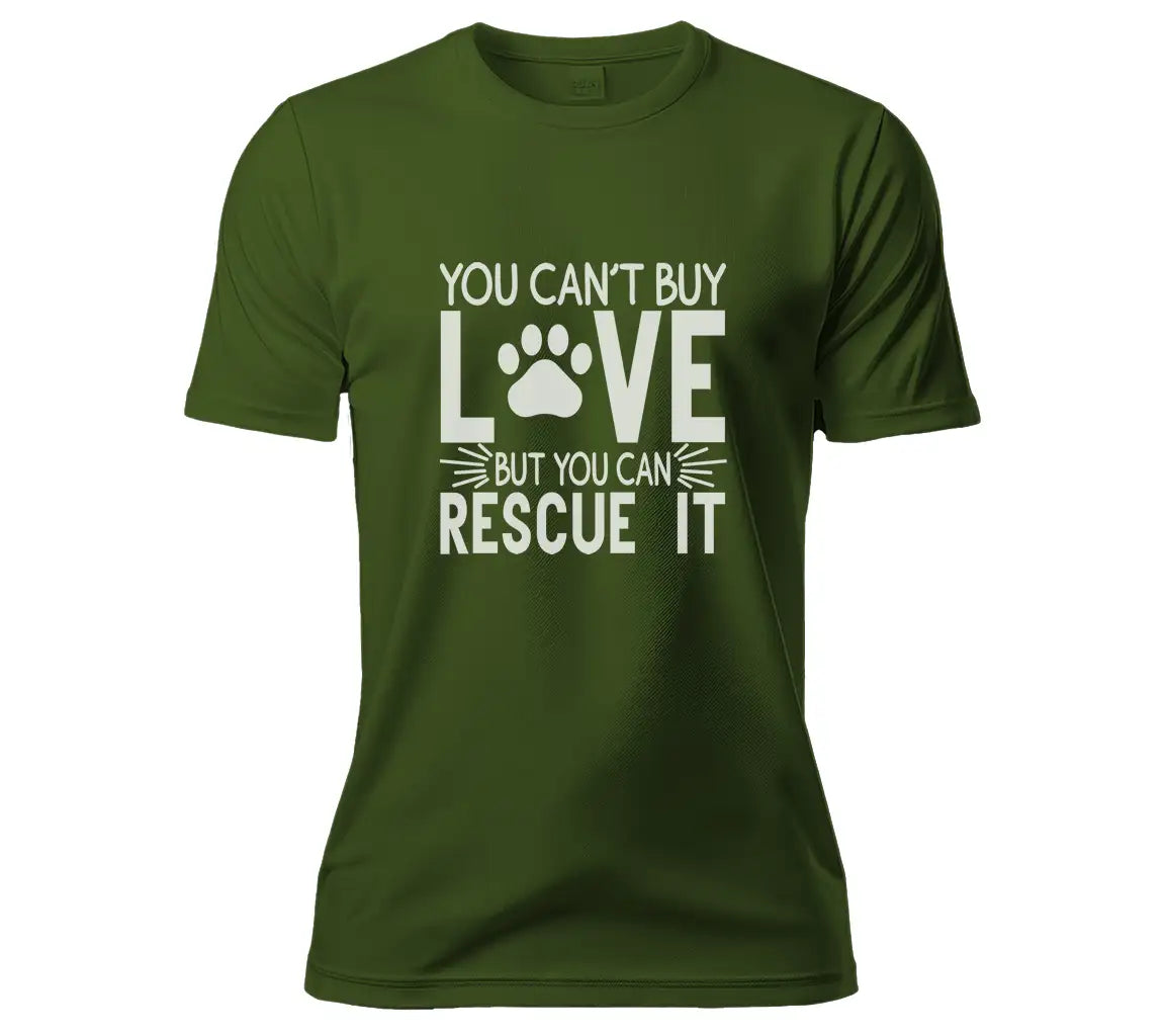 Rescue Love SVG - You Cant Buy Love Poster Design SVG