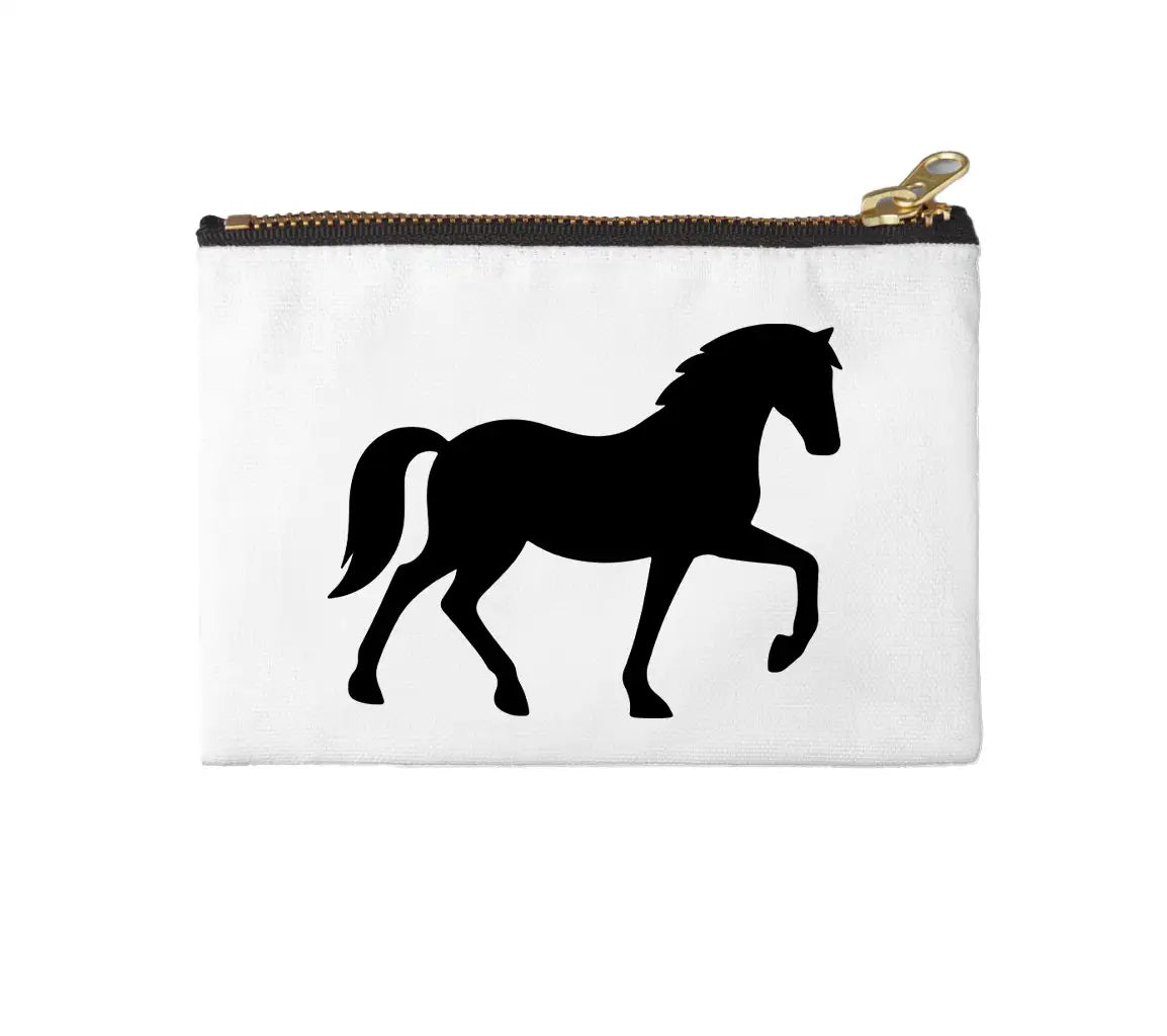 A Black Horse With A Horse On It