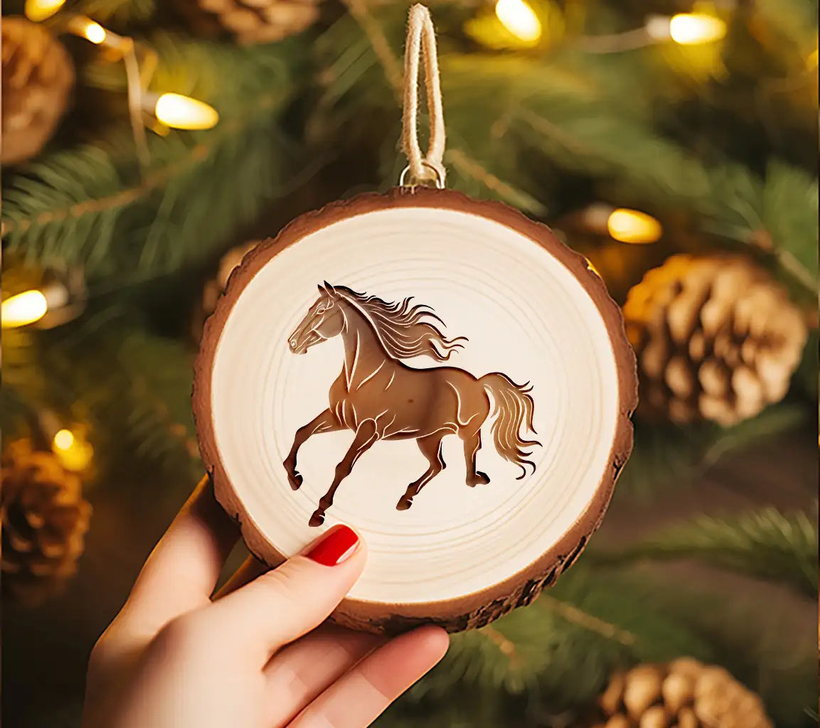 A Black Horse With A White Background With A Black Horse On It