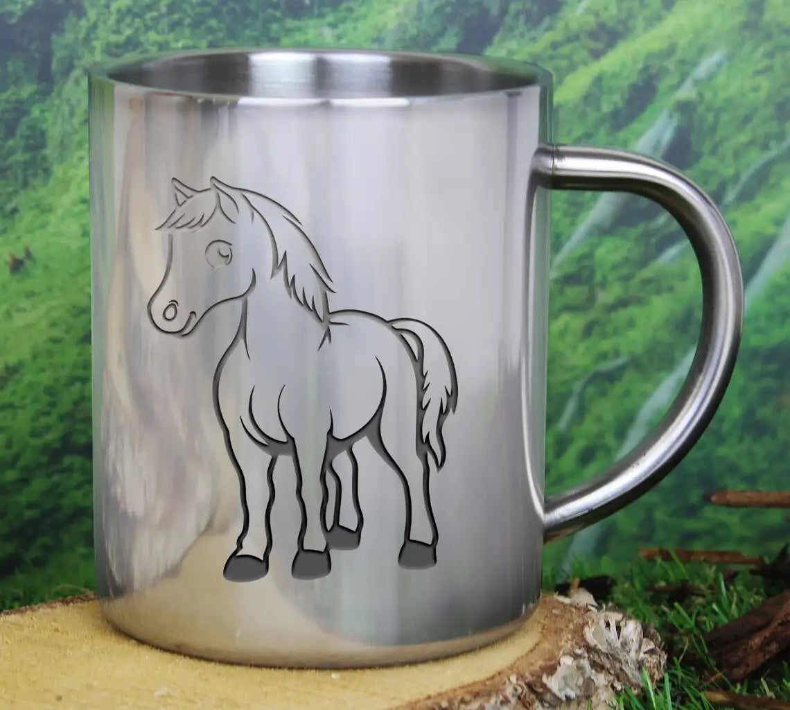 A Cartoon Drawing Of A Horse With A Sad Face