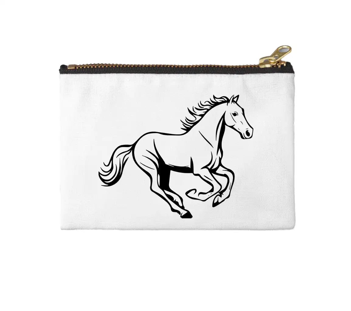 A Drawing Of A Horse That Has A Tail