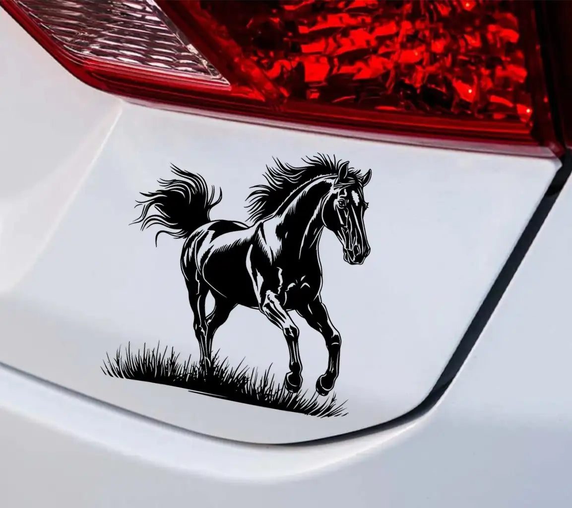 A Drawing Of A Horse With A Horse On It