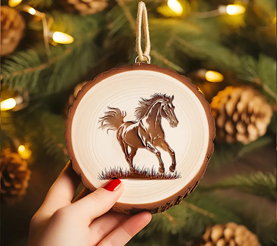 A Drawing Of A Horse With A Horse On It