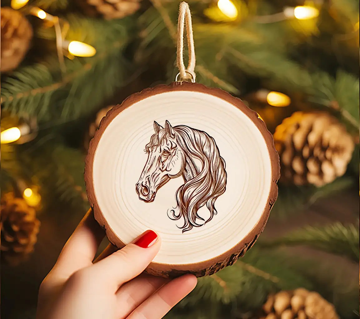 A Drawing Of A Horse With A Long Mane And Long Mane