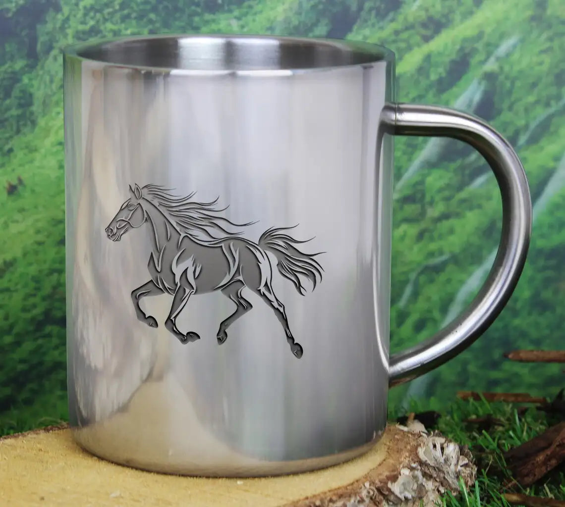 A Drawing Of A Horse With A White Background