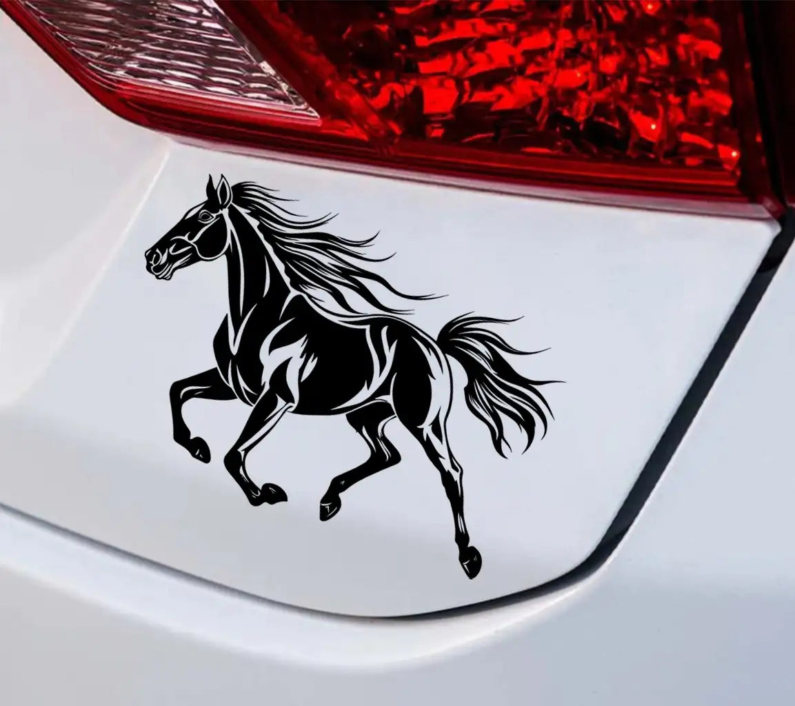 A Drawing Of A Horse With A White Background