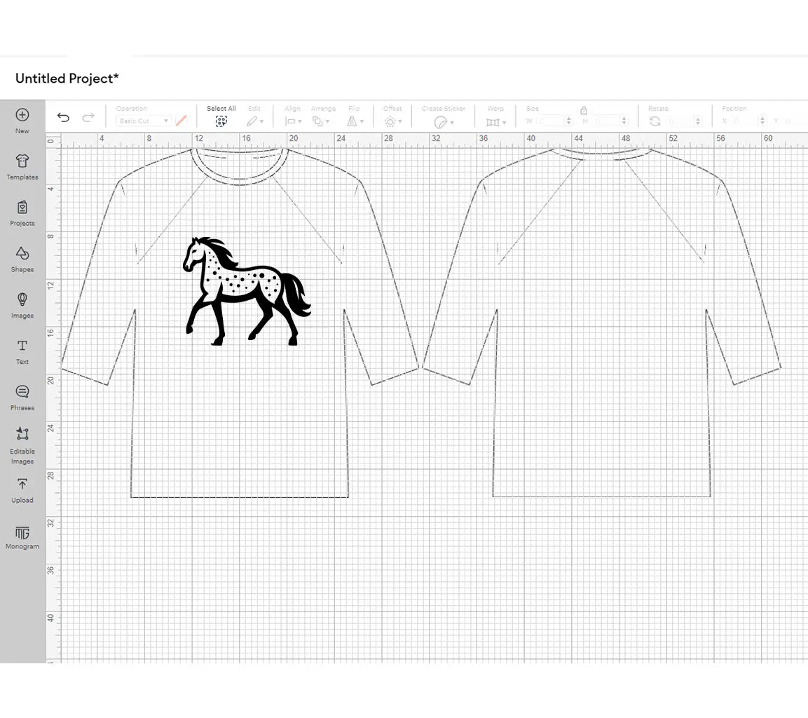 A Drawing Of A Horse With Spots On It