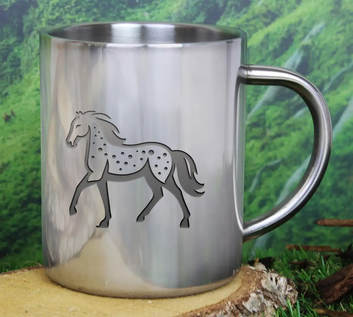 A Drawing Of A Horse With Spots On It