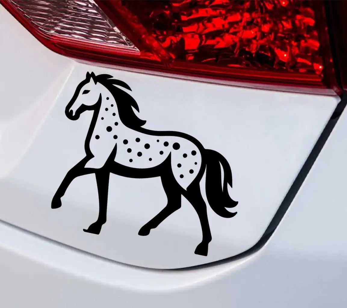 A Drawing Of A Horse With Spots On It