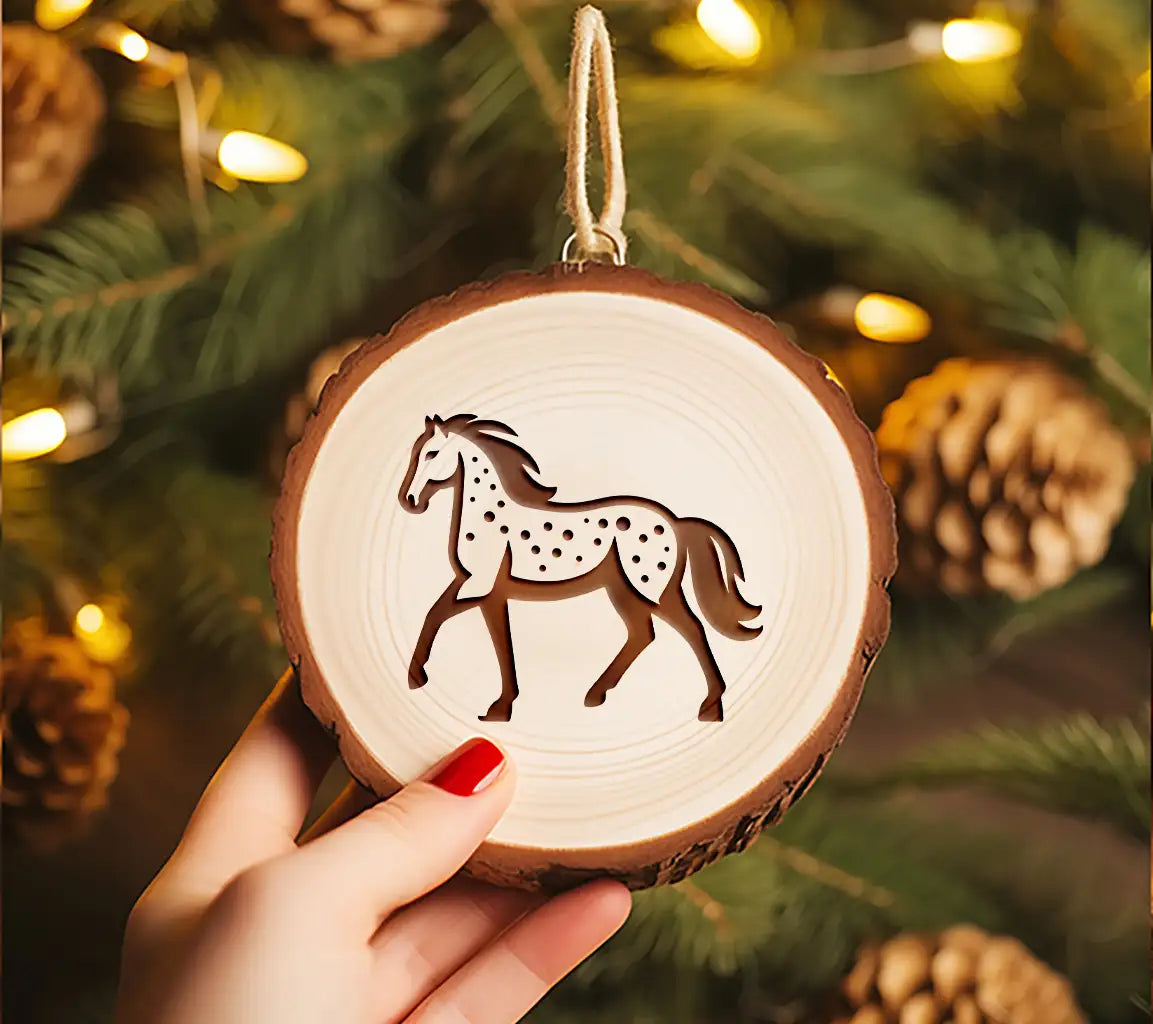 A Drawing Of A Horse With Spots On It