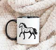 A Drawing Of A Horse With Spots On It