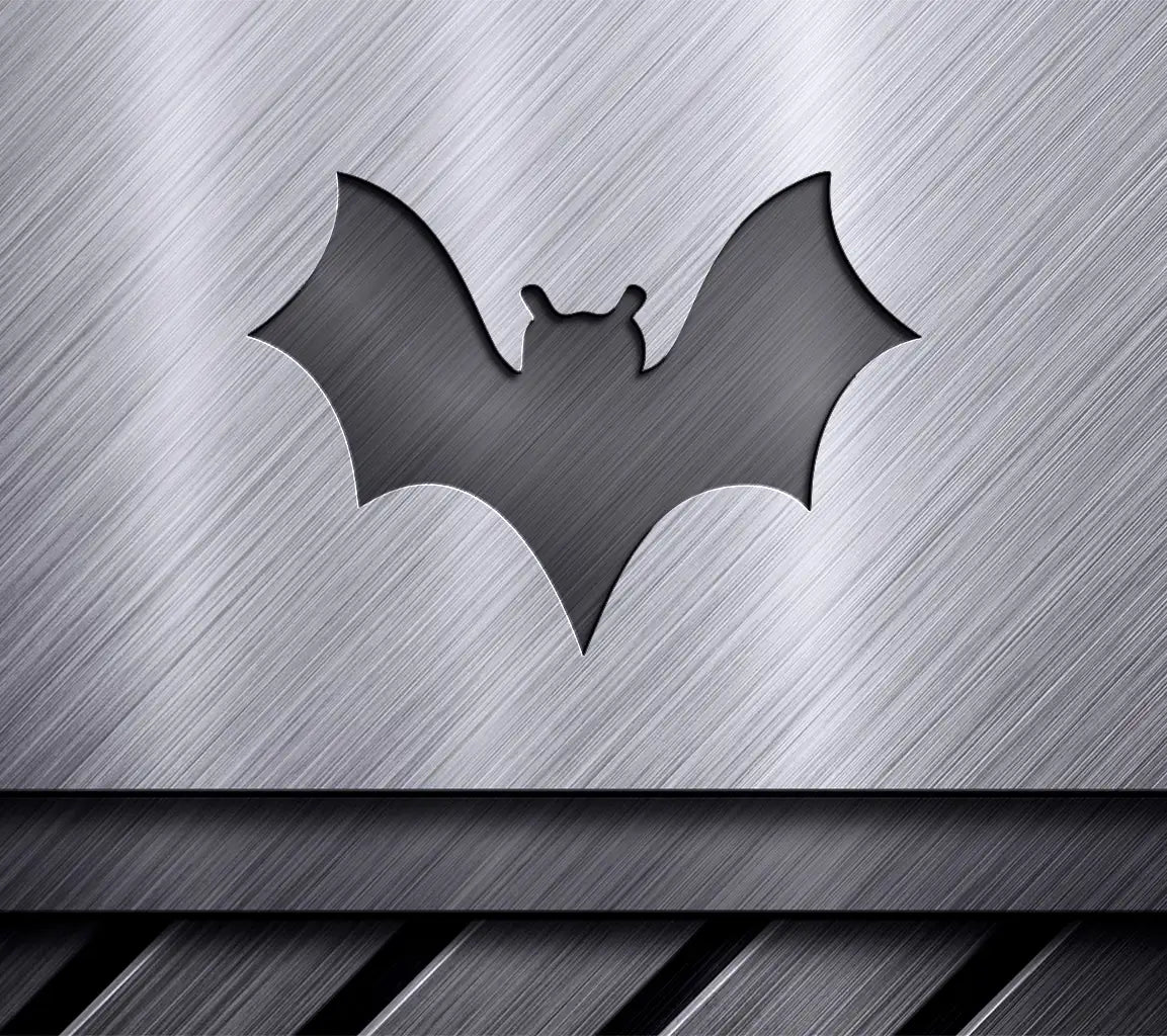 Bat Silhouette SVG - Wings Spread Design SVG