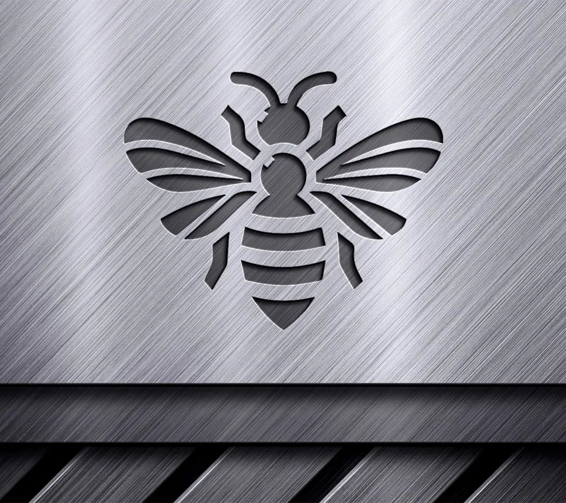  Bee Silhouette SVG - Simple Bee Illustration SVG