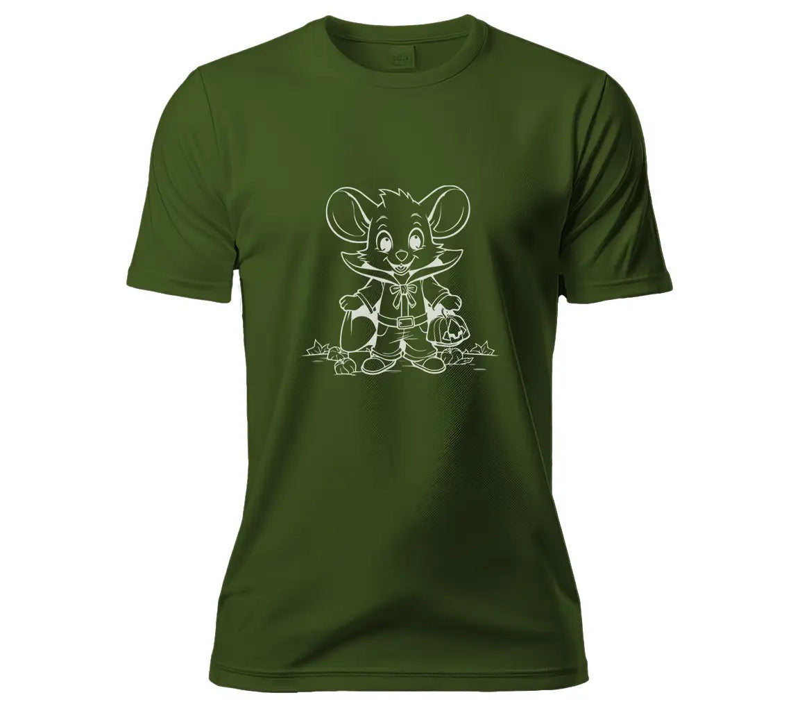 Cute Vampire Mouse Halloween Coloring Page SVG SVG