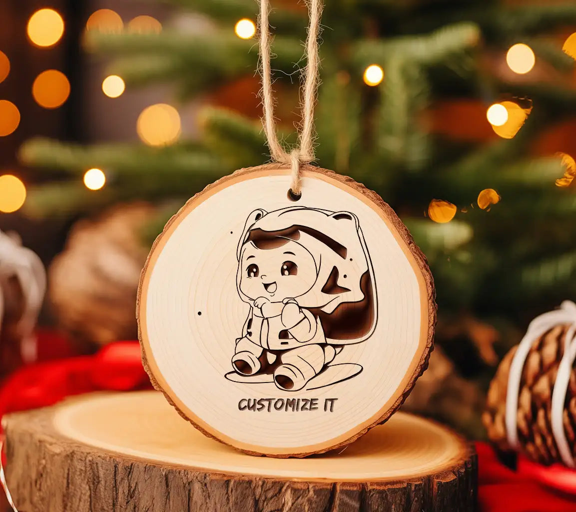 Cute Baby Boy Astronaut & Bear Costume SVG Design SVG