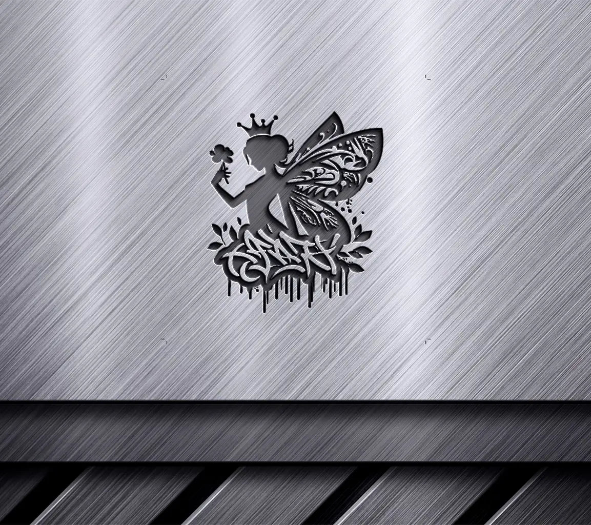  Fairy Silhouette SVG - Hip Hop Graffiti Street Art SVG