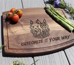  Chihuahua Flower Bouquet SVG - Flat Design Dog Illustration SVG