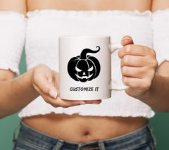 Halloween Pumpkin Silhouette SVG -  Ghost Cartoon SVG
