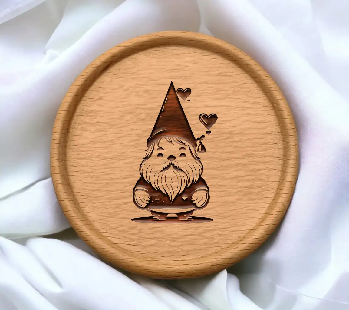  Gnome Valentine SVG - Love Illustration Sketch SVG