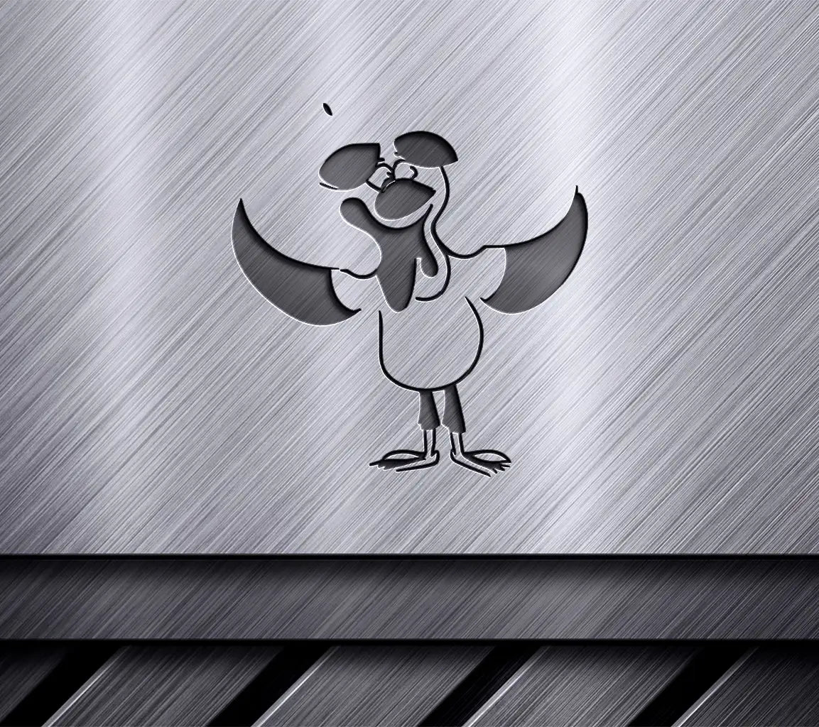  Bird with Outstretched Wings SVG - Indian Village Background SVG