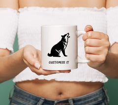  Howling Wolf SVG Icon Illustration SVG