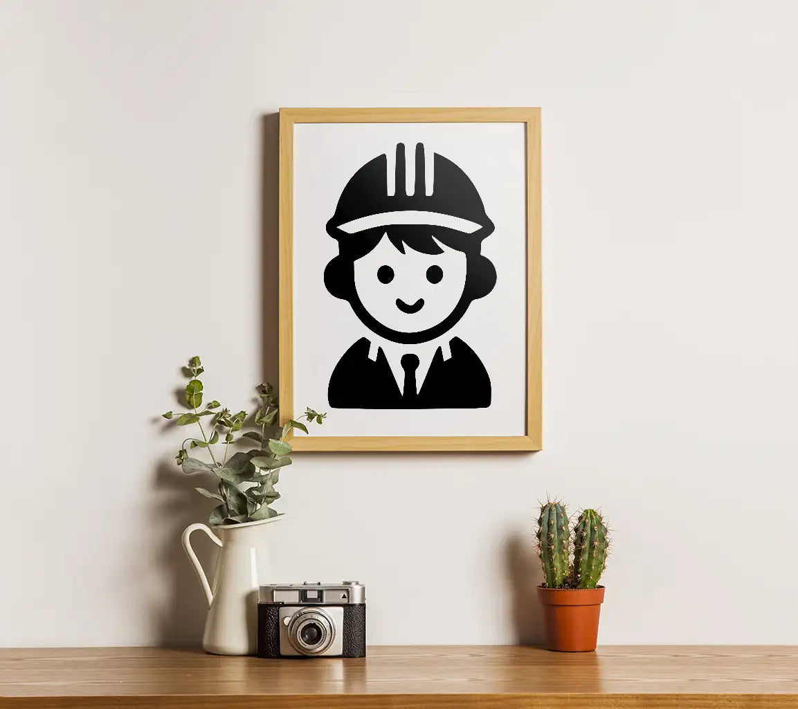  Construction Worker Icon SVG - Illusionist 1 SVG