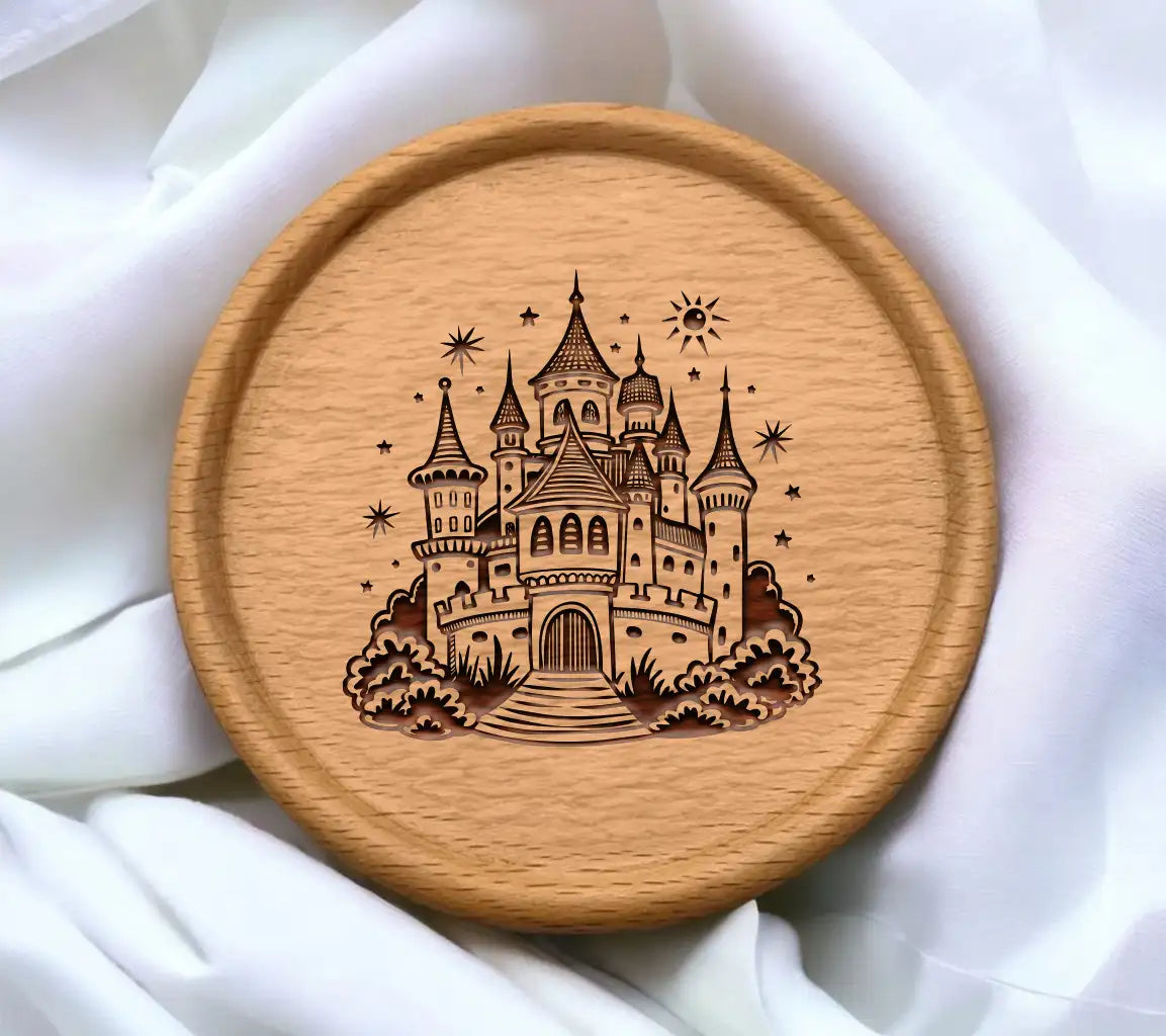  Castle Drawing SVG - Illustration with Stairs SVG