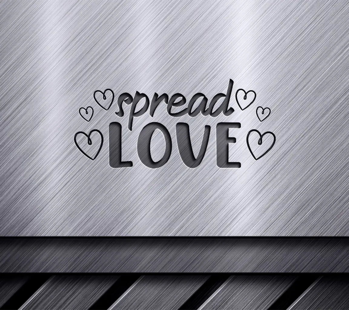 Spread Love  Heart SVG Design - Inspirational Bundle SVG