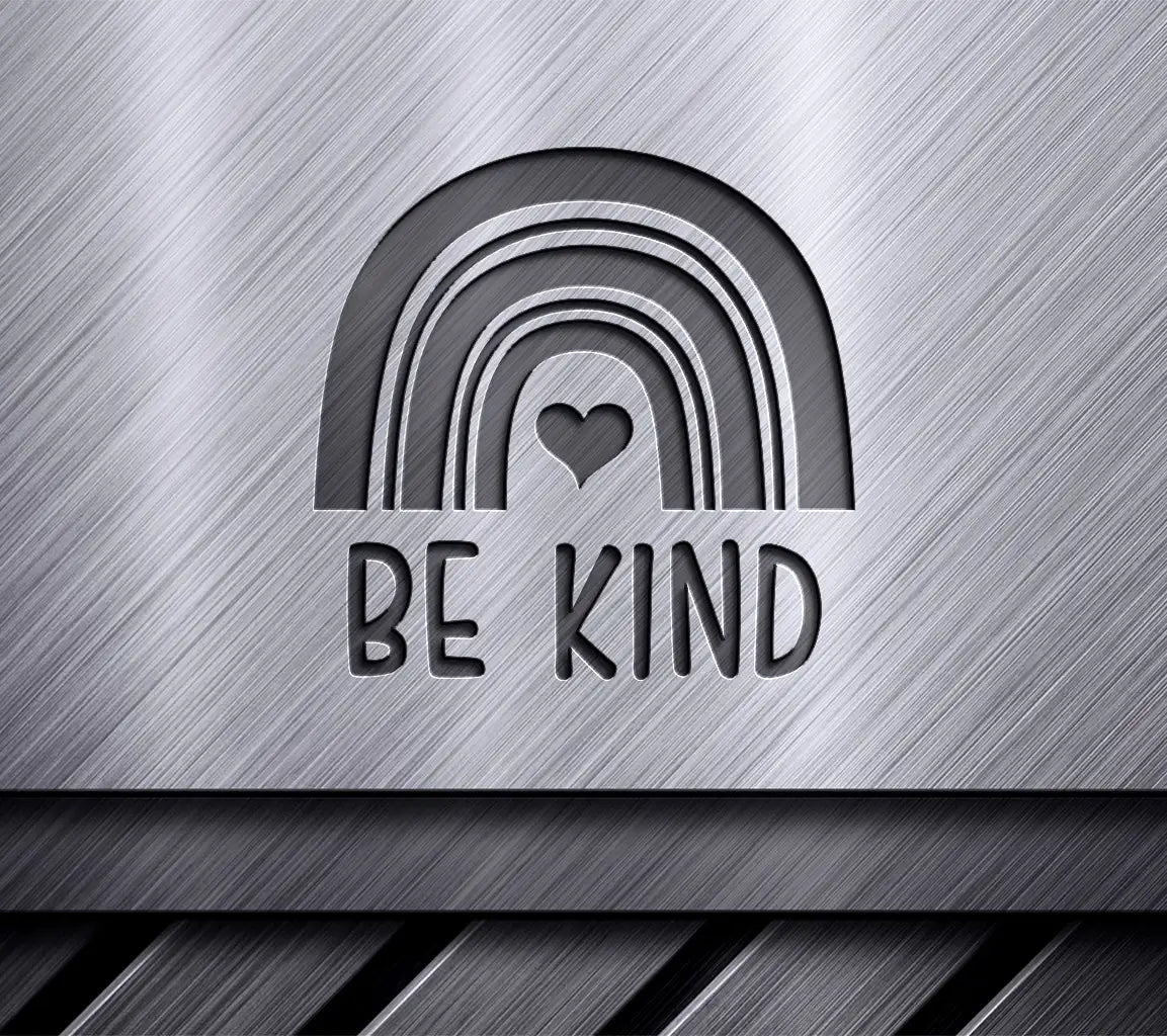  Rainbow Heart SVG - Be Kind Inspirational Design Bundle SVG